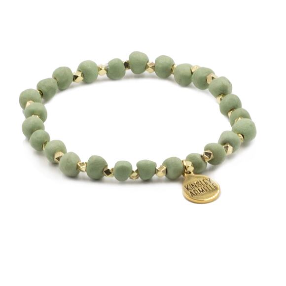 RETAIL $25 Kinsley Armelle Adeline Collection Sage Bracelet - Picture 1 of 1